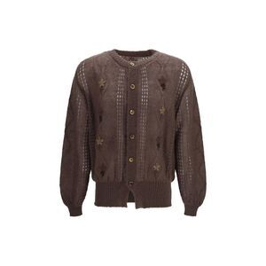 Magliano Brown Mohair Men's Cardigan